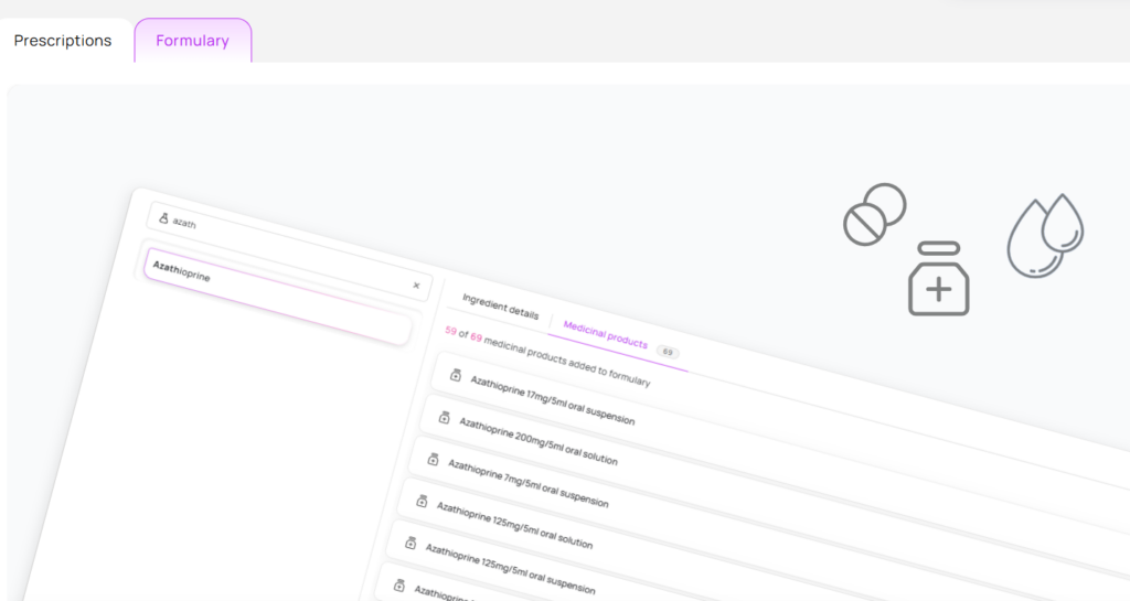 Build your own formulary with ePractice Prescribing