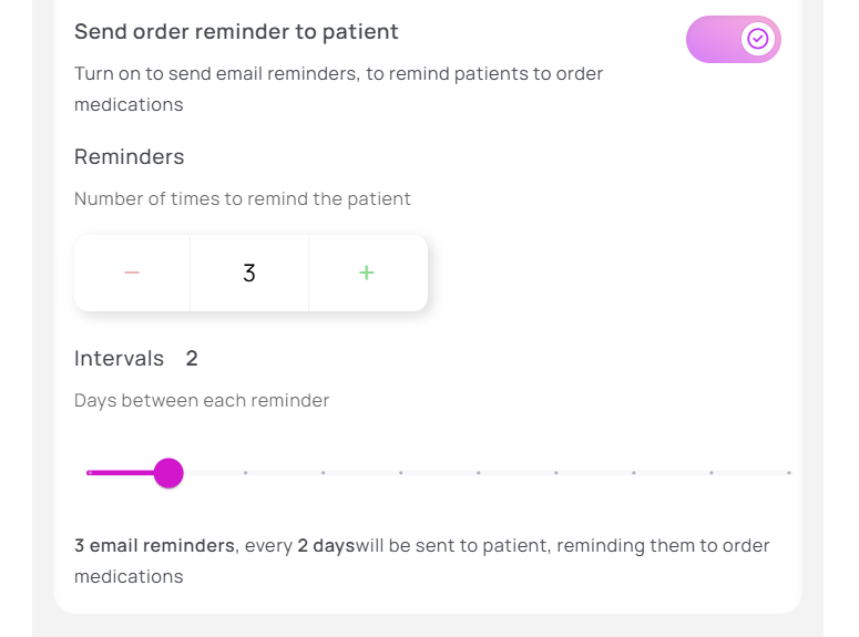 Set up automatic email reminders with ePractice Prescribing