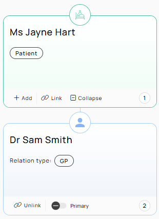 Patient linked to GP