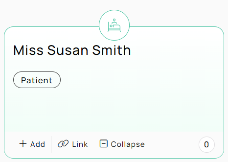 Patient contact card