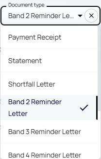 Generate batch filter to only see a single document type